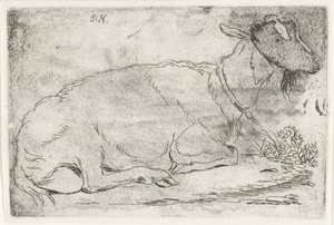 Cabra recortada de Jabes Heenck (signed by artist)