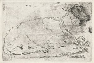 Cabra recortada de Jabes Heenck (signed by artist)