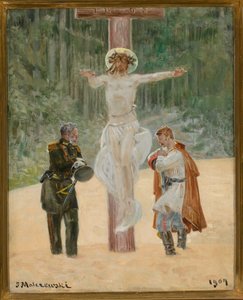 A Reconciliação (Cena simbólica da Revolta de 1863) de Jacek Malczewski