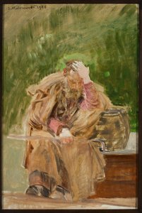 O ancião junto ao poço de Jacek Malczewski