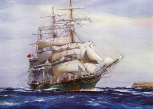 Clipper Shipper Ships: Aristides (cor litho) de Jack (after) Spurling