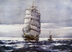 Clipper Shipper Ships: Carlisle Castle (cor litho) de Jack (after) Spurling