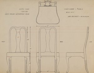 Desenho para cadeira de Jack Bochner