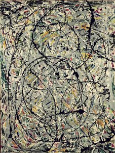 Caminhos ondulados de Jackson Pollock