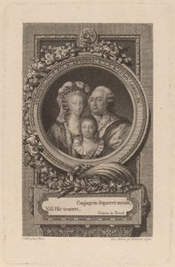Luís XVI, Maria Antonieta e Luís Carlos, 1793. de Jacob Adam