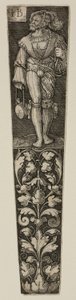Bainha da adaga com um Landsknecht de Jacob Binck