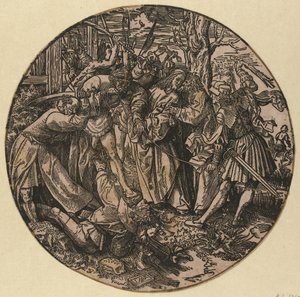 O beijo de Judas
A Paixão Redonda (título da série) de Jacob Cornelisz van Oostsanen
