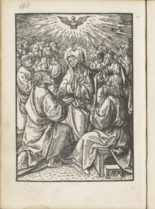 Derramamento do Espírito Santo A Pequena Paixão (título da série) de Jacob Cornelisz van Oostsanen