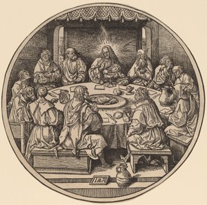 The Last Supper de Jacob Cornelisz van Oostsanen after Albrecht Dürer