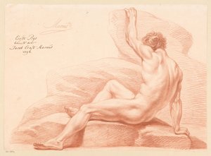 Nu Masculino Sentado, Vista Lateral (1º Prêmio 1798)