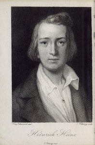 Retrato do poeta Heinrich Heine 1797-1856, 1850 de Jacob Felsing