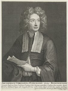 Retrato do compositor e violinista Arcangelo Corelli 1653-1713
