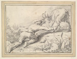 Rapaz a apanhar uma cabra de Jacob Gerritsz Cuyp