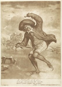 Patinador
Le Hollandois sur la glace (título sobre o objecto)