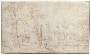 Castelo e Aldeia de Mouros de Jacob Grimmer