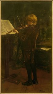 O violinista de Jacob Hendricus Maris