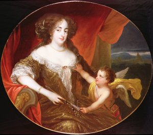 Um retrato de uma senhora, sentada a três quartos de comprimento (óleo sobre tela)