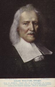 Izaak Walton (1593-1683), escritor inglês
