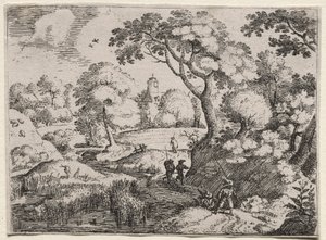Seis Paisagens: Caminho entre o pântano e a margem arborizada