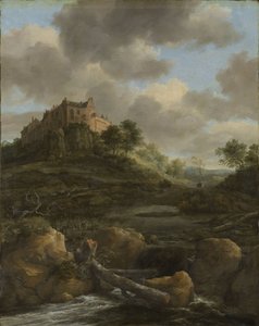 Castelo de Bentheim, 1650-82 de Jacob van Ruisdael