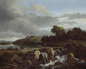 Paisagem com Cascata de Jacob van Ruisdael