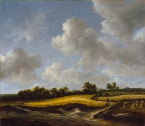Paisagem com um campo de trigo, c.1660