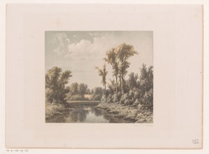 paisagem com rio de Jacob Jan van der Maaten