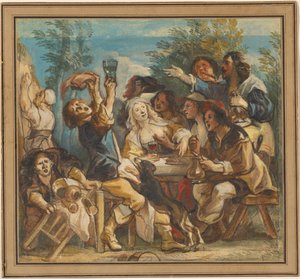 Uma alegre companhia de Jacob Jordaens