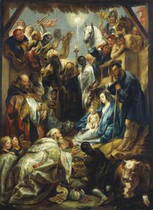 Adoração dos Reis de Jacob Jordaens