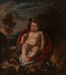 Baco em criança de Jacob Jordaens