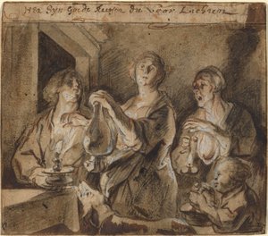 "São boas velas que iluminam o caminho" de Jacob Jordaens