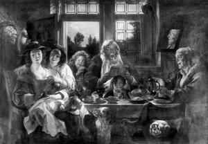 Companhia divertida de Jacob Jordaens