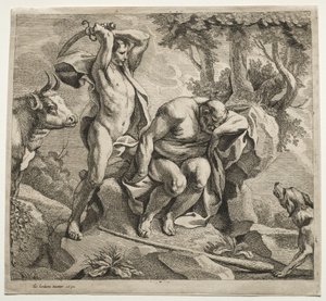 Mercúrio Matando Argus de Jacob Jordaens