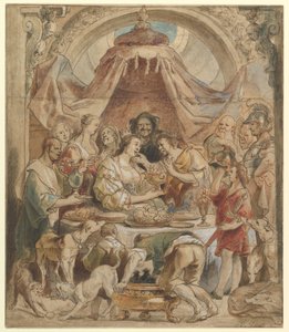 O banquete de António e Cleópatra de Jacob Jordaens