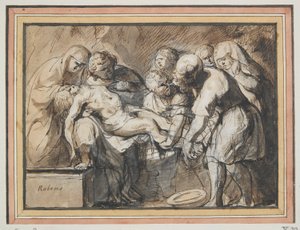 O sepultamento de Jacob Jordaens