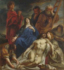 A lamentação, c.1650 de Jacob Jordaens