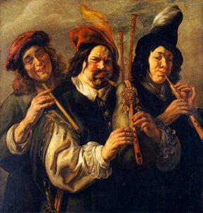 Três músicos de Jacob Jordaens