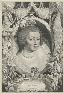 Portret de Anna van Oostenrijk Fernando II[us] e III[us] Imperadores da Casa da Áustria (título da série)