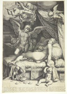 Cupido e Psique de Jacob Matham