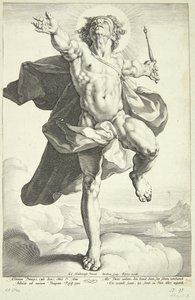 Apolo como Sol de Jacob Matham