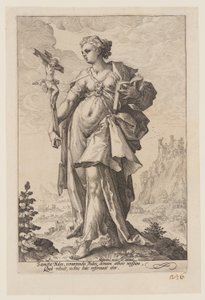 Fé, de As Virtudes de Jacob Matham