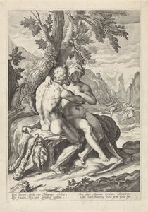 Hércules em Deianira de Jacob Matham
