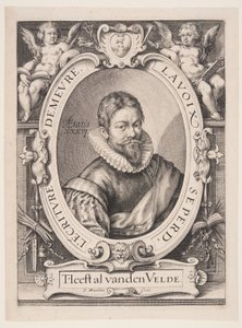 Jan van de Velde, o Velho, Calígrafo em Haarlem de Jacob Matham
