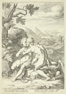 Júpiter e Europa de Jacob Matham