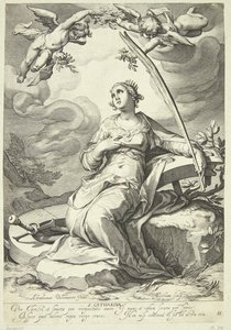Catarina Fra Alexandria de Jacob Matham