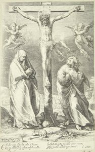 Cristo na cruz de Jacob Matham