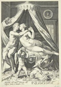 Marte e Vênus de Jacob Matham