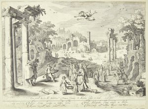 Mercúrio e Herse de Jacob Matham
