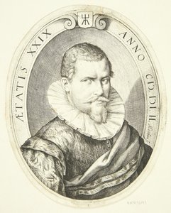 Retrato de um homem de 29 anos de Jacob Matham