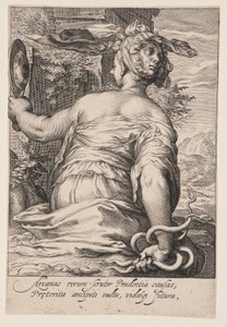 Prudência, de As Sete Virtudes de Jacob Matham